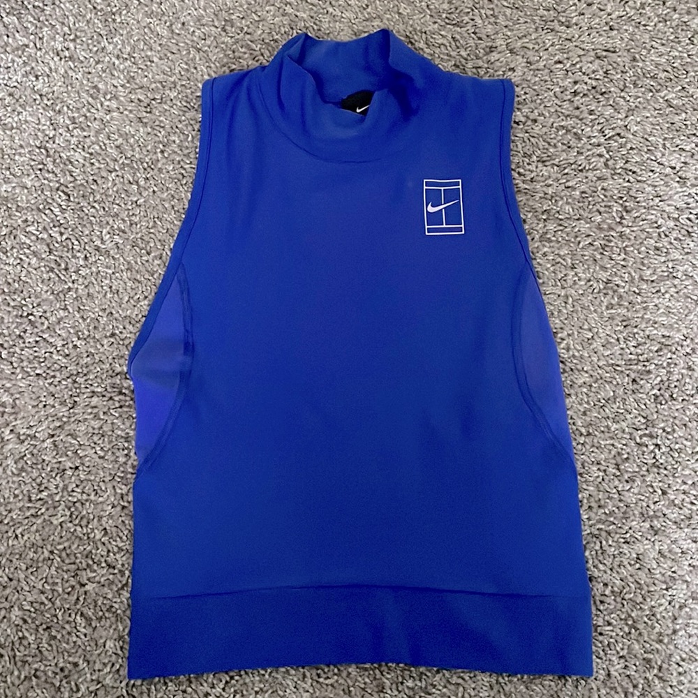 Nike Dri-Fit Mock Neck Racerback Tank Top - Picture 4 of 8